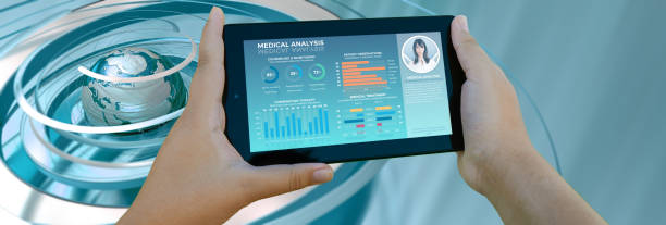 istock International Medical app on tablet 1281489947