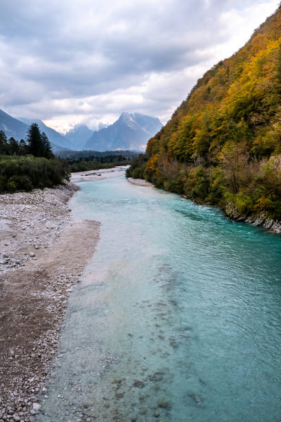 istock Beautiful Soca River in Autumn 1281491127