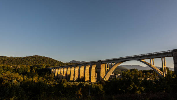 istock Isernia, Molise, Italy. Santo Spirito railway bridge. View 1281491131