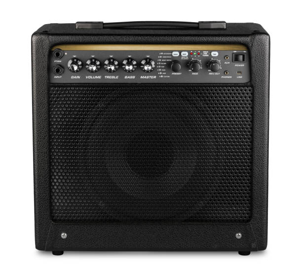 istock black modern electric guitar amp modelling amplifier isolated white background rock heavy metal studio instrument concept 1281491189
