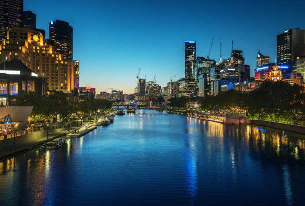 istock sunset, Yarra River, Melbourne, Victoria, Australia 1281492102