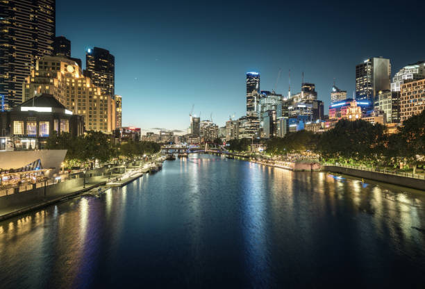 istock sunset, Yarra River, Melbourne, Victoria, Australia 1281492106