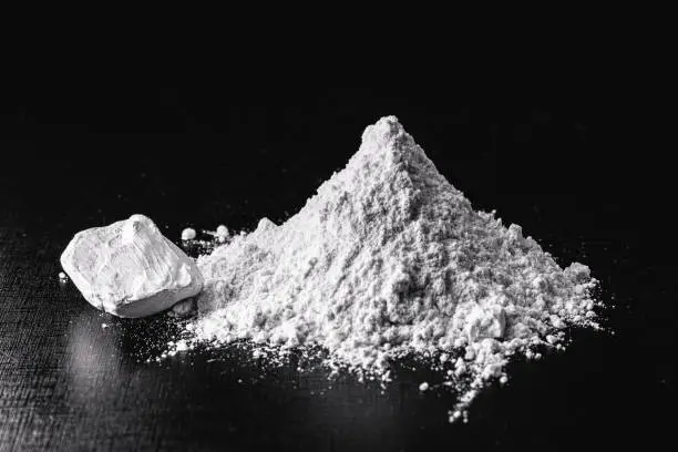 Photo of Kaolin is a mineral of inorganic constitution, chemically inert, extracted from deposits and processed in different granulometric bands. Used in the food industry, paper and inks