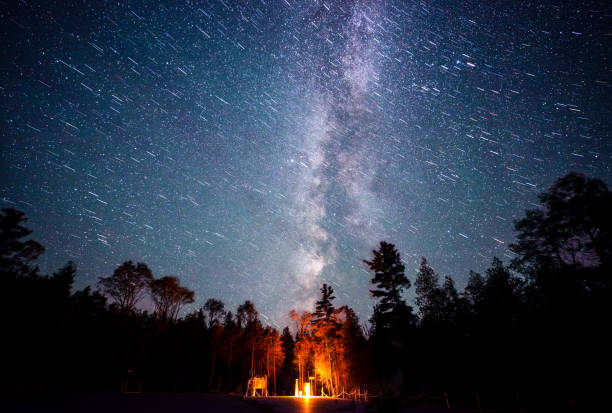 istock Milky Way over a parking lot, Bruce Peninsula, Ontario 1281495549