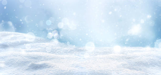 istock Christmas snow background with snow drifts. 1281496446
