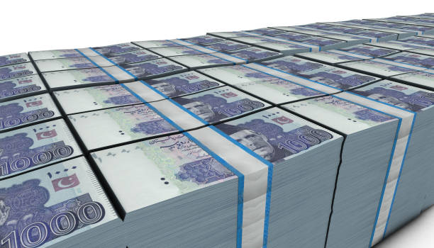 istock 3D Large Stack of 1000 Pakistan Rupee Banknote 1281496986