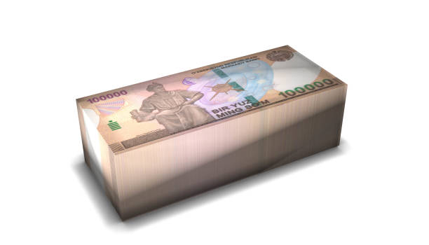 istock 3D Stack Banknote of 100000 Uzbekistan Som Money 1281498025