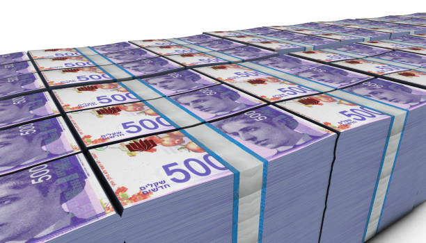 istock 3D Large Stack of Israel New Shekels Banknote 1281498212