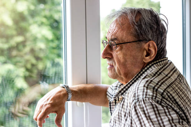 istock Senior man at home. 1281499847