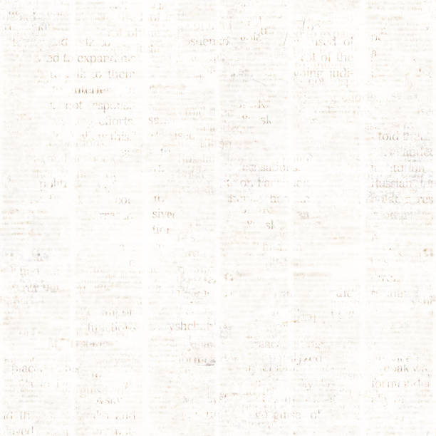 istock Newspaper seamless pattern with old vintage unreadable paper texture background 1281501831