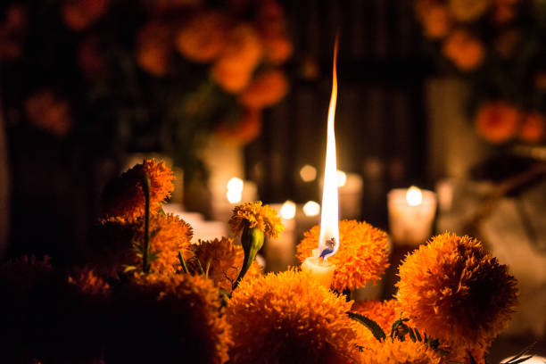 istock Day of the dead altar candle 1281503419