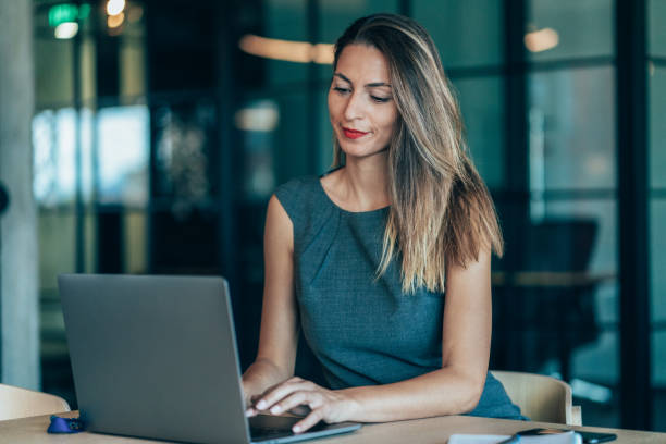 istock Young Business woman at office 1281504933