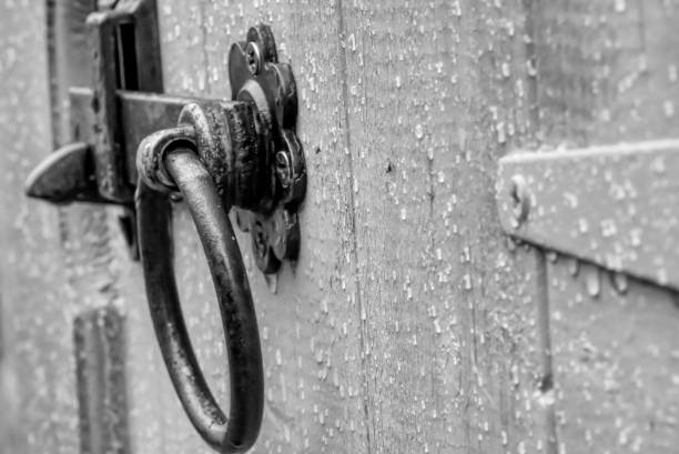 istock Shed Door Bolted shut 1281513754