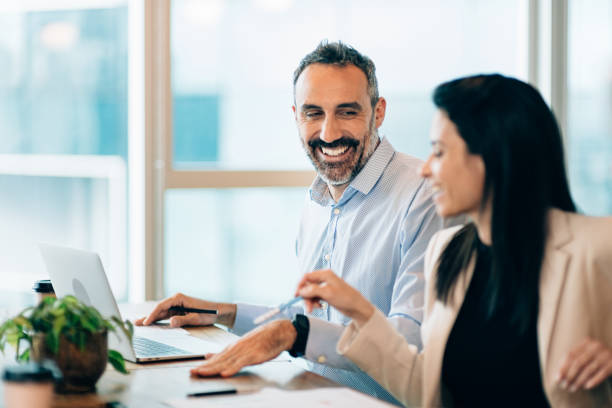 istock Business team meeting in office 1281514154