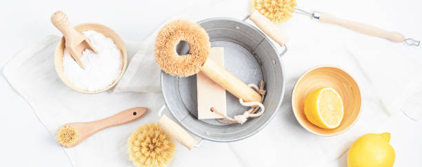 istock Home cleaning non toxic, natural products. 1281515314