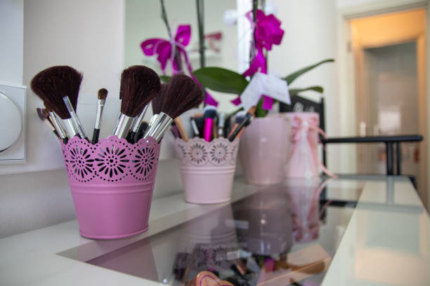 istock Workplace of make-up artist 1281519723