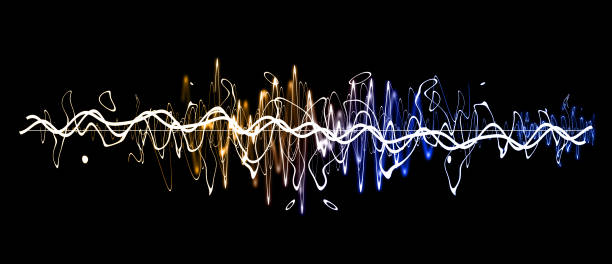 istock Colorful Neon Soundwave 3D Illustration 1281522919
