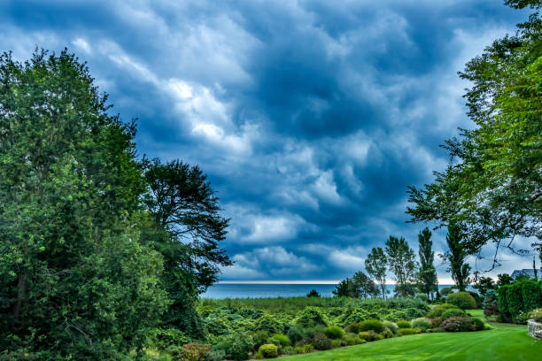 Storm Coming Padanaram View Sailboat Buzzards Bay Dartmouth Massachusetts
