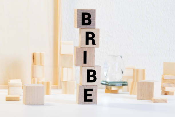 istock words bribe, graft, corruption on the money banknotes background 1281532061