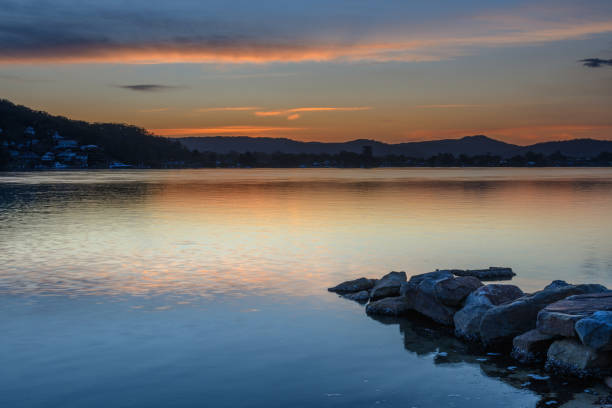 istock Soft Shades of Sunset over the Bay 1281532082