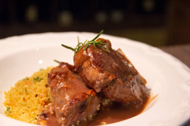 istock T.Bone of lamb and Moroccan Couscous with Chestnuts 1281539072