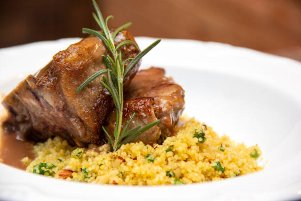 istock T.Bone of lamb and Moroccan Couscous with Chestnuts 1281539858