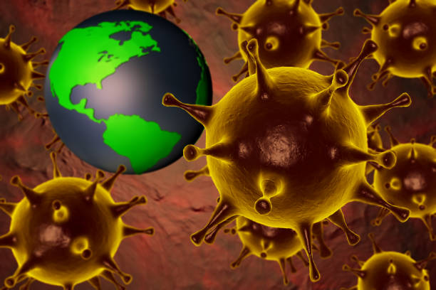 istock 3D ILLUSTRATION VIRUS covid 19, CORONAVIRUS AND WORLD, Flu coronavirus floating, micro view, pandemic virus infection, asian flu. 1281551834
