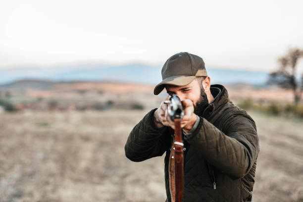 autumn hunting - hunting pheasant duck hunting bird imagens e fotografias de stock