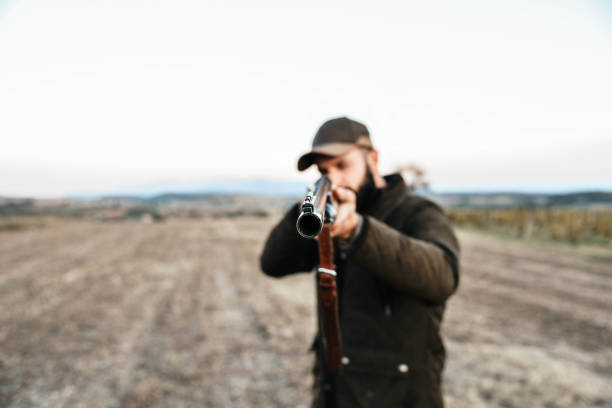 jesienne polowania - hunting rifle sniper duck hunting zdjęcia i obrazy z banku zdjęć