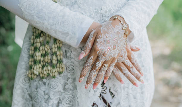 istock henna on the hand of the bride 1281563887
