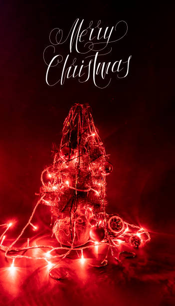 istock christmas card, banner, flat lay, with text - Merry Christmas 1281576133