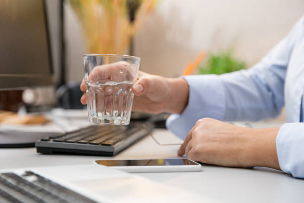 istock Remote working from home. Workplace in home office with PC, devices and gadgets. 1281587228
