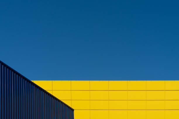 istock Low Angle View Of Building Against Clear Blue Sky 1281590261