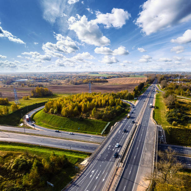 istock A highway against beautiful clouds and sky 1281602668