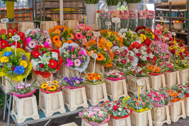 istock Farmers Market Flowers 1281609212