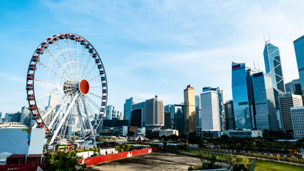 istock Ferris Wheel in Hong Kong 1281613407