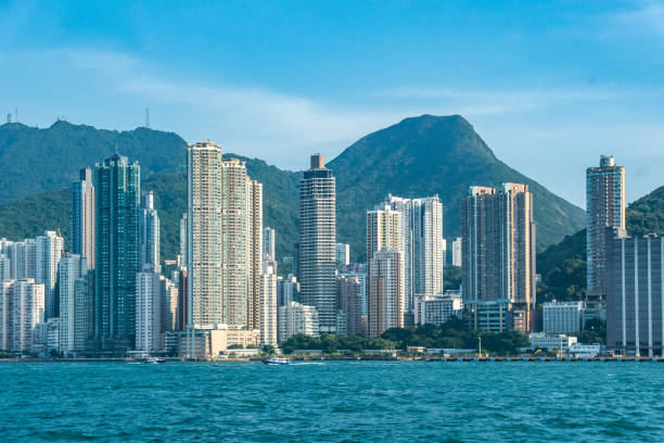 istock Modern skyscraper buildings, Sai Wan Kennedy Town, Hong Kong 1281615529