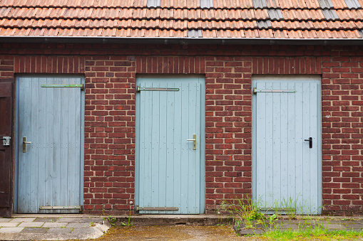 Old sheds in Oberhausen Ruhr area