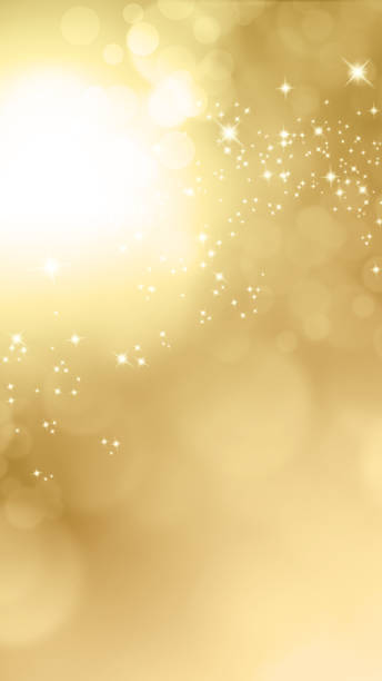 illustrations, cliparts, dessins animés et icônes de fond de bannière d’or d’étincelle avec des lumières floues de bokeh - conception abstraite de noël - gold shiny backgrounds star