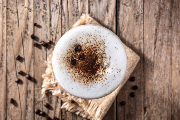 istock Martini espresso cocktail in glass 1281620983
