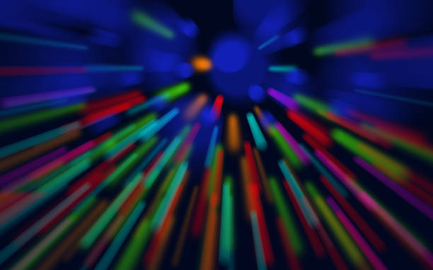 istock Colorful holographic swirl, vortex prism. Speed laser motion. 1281624102