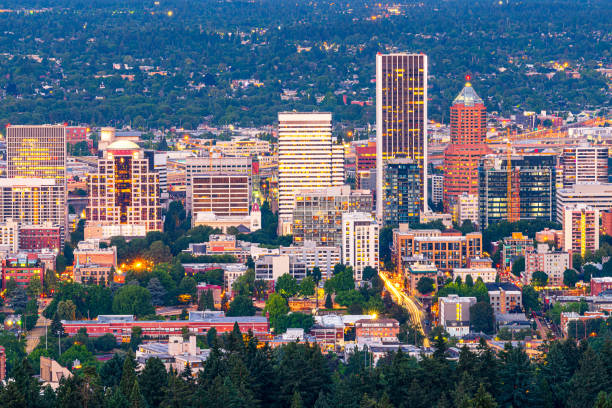 istock Portland, Oregon, USA Downtown 1281630494