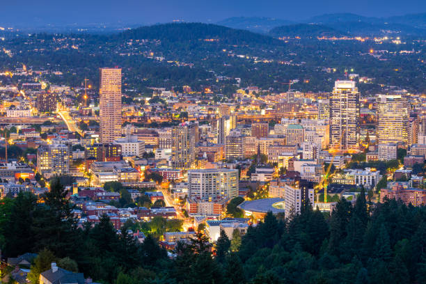 istock Portland, Oregon, USA Downtown 1281630521