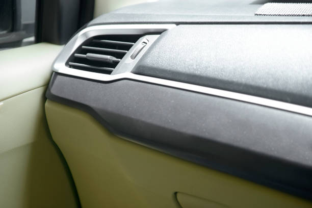 istock Close up view of dashboard car 1281630614