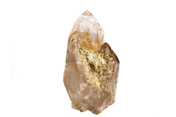 istock macro stone mineral smoky quartz on a white background 1281639579