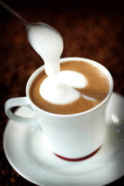 istock Cup of cappuccino coffee 1281639706