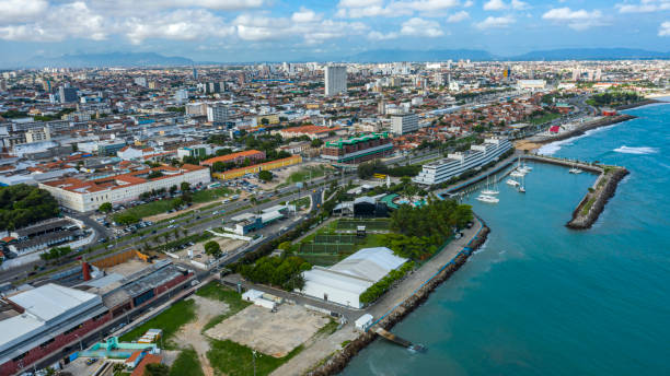 cidade de fortaleza, ceará. - ceara state - fotografias e filmes do acervo