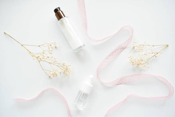 istock Cosmetics for face and body, moisturizing , lotion, on a white background. 1281641738