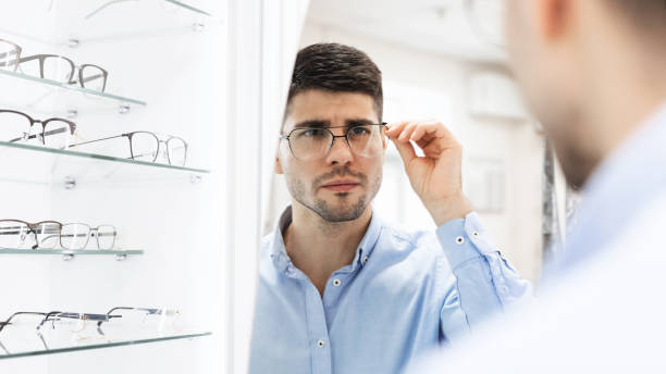 istock Portrait of handsome young man wearing spectacles 1281642367