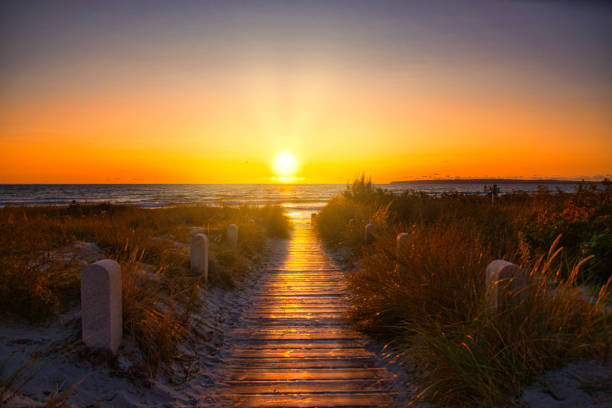 istock Sunrise, sunset on the Baltic Sea 1281652296